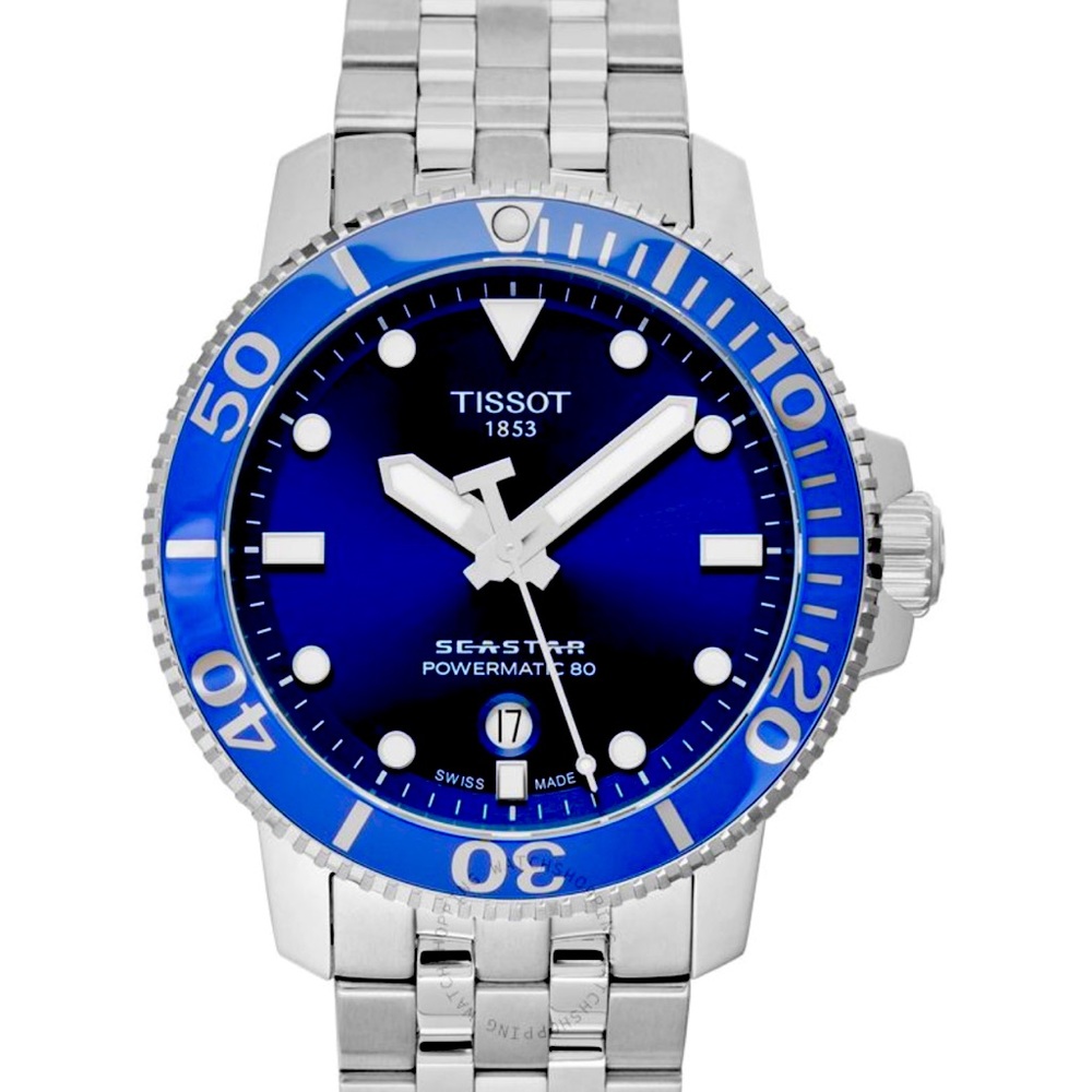 TISSOT
T-Sport Seastar 1000 Powermatic 80 Automatic Blue Dial Men's Watch